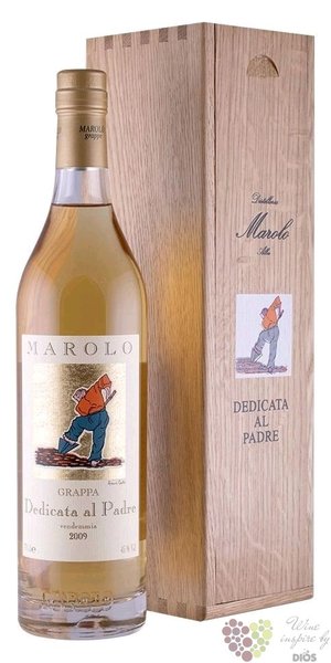 Grappa  Dedicata al Padre  2012 Vintage distilleria Marolo 45% vol.  0.70 l