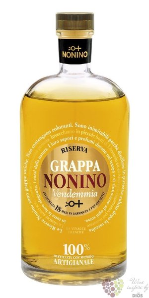 Grappa Riserva di Annata  Vendemmia  distilleria Nonino 41% vol.  0.70 l