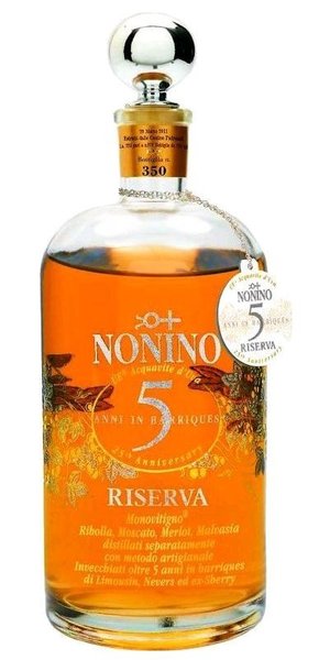 Grappa Riserva  UE 25 Anniversary  aged grappa distilleria Nonino 43% vol.0.70 l