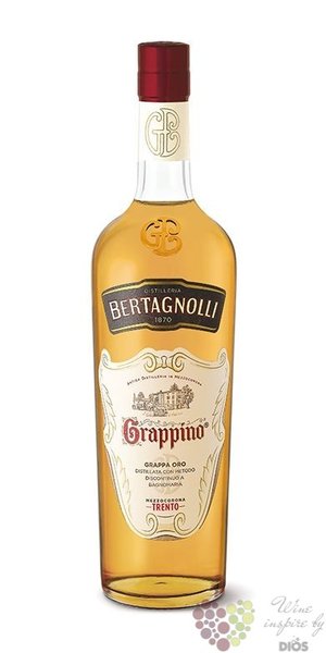 Grappa Trentina „ Grappino Oro ” distilleria G.Bertagnolli 40% vol.  0.70 l