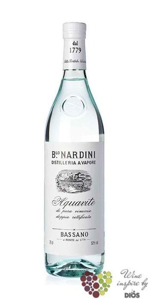Grappa bianca distilleria Bortolo Nardini a Vapore 40% vol.    0.70 l