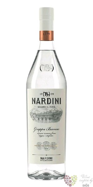 Grappa bianca distilleria Bortolo Nardini a Vapore 50% vol.    0.70 l