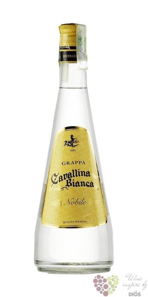Cavallina bianca  Nobile  original Italian grappa by  Zanin 41.5% vol.    0.70 l