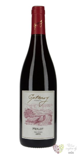 Merlot 2016 vbr z hrozn z vinastv Gotberg v Popicch  0.75 l