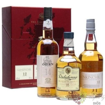 the Classic Malt collection  Gentle  single malt Scotch whisky 3x0.20 l