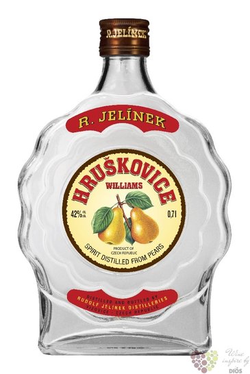 Hrukovice  Williams budk  pear brandy Rudolf Jelnek Vizovice 42% vol.  0.70 l