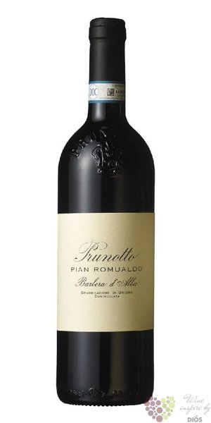 Barbera d´Alba „ Pian Romualdo ” Doc 2009 Prunotto winery by Antinori  0.75 l