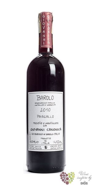 Barolo  Paiagallo  Docg 2018 Giovanni Canonica  1.50 l