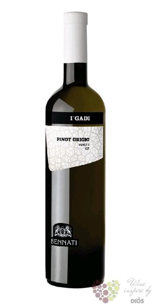 Pinot grigio delle Venezie  i Gadi  Doc 2018 Casa vinicola Bennati  0.75 l