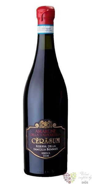 Amarone della Valpolicella Riserva  Cerasum  Docg 2012 casa vinicola Bennati  0.75l