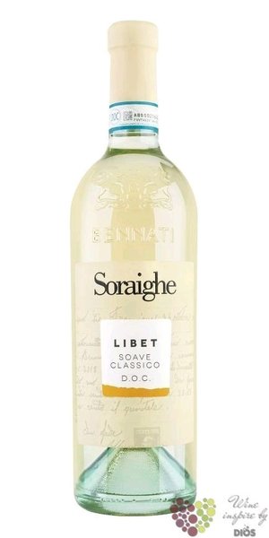 Soave Classico  Libet  Doc 2020 linea Soraighe casa vinicola Bennati  0.75 l