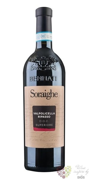 Valpolicella Ripasso Superiore Doc linea Soraighe casa vinicola Bennati  1.50 l
