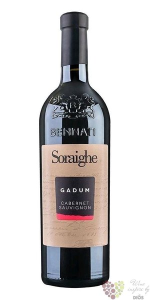 Cabernet Sauvignon Veneto „ Gadum ”  Igt 2016 linea Soraighe casa vinicola Bennati  1.50 l
