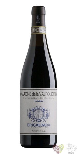 Amarone della Valpolicella classico cru  vigna Cavolo  Docg 2017 azienda Brigaldara  0.75 l