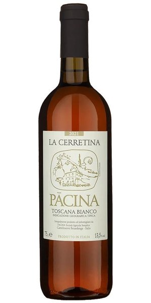 Toscana bianco  la Cerretina  Igp 2021 Pacina di Giovanna Tiezzi Borsa  0.75 l