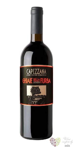 Toscana rosso  Ghiae della Furba  Igt 2017 tenuta di Capezzana  0.75 l