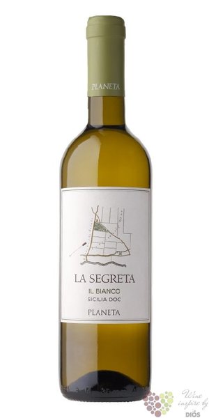 Sicilia bianco  la Segreta   Igt 2017 Planeta wine  0.75 l