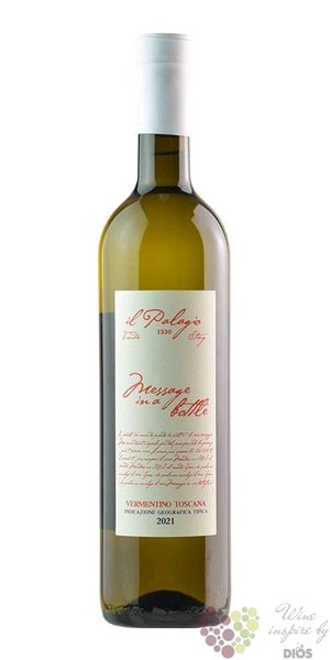 Toscana bianco  Message in a Bottle  Igt 2021 Stings wine tenuta il Palagio  0.75 l