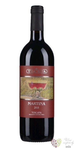 Toscana rosso  Martina  Igt 2018 Tua Rita  0.75 l