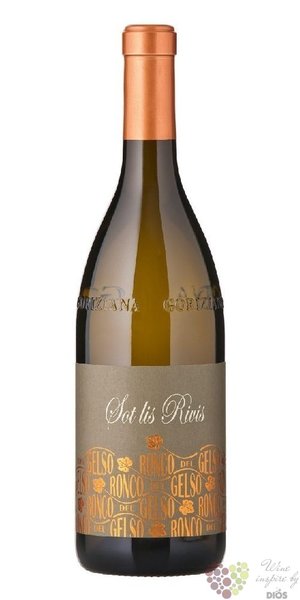 Pinot grigio  Sot Lis Rivis  2016 Friuli Isonzo Rive Alte Doc cantina Ronco del Gelso  0.75 l