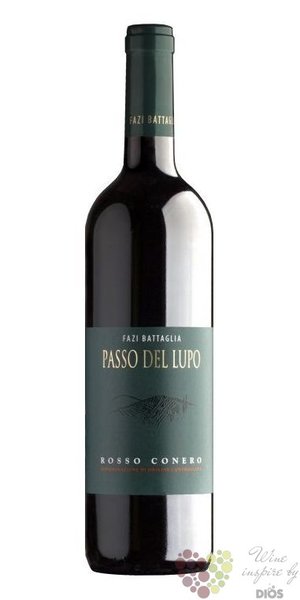 Conero rosso  Passo del Lupo  Doc 2018 vinicola Fazi Battaglia  0.75 l