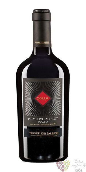 Primitivo &amp; Merlot  Zolla  igt 2020 Zolla vigneti del Salento  0.75 l