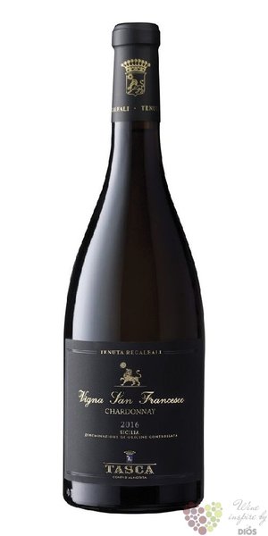 Sicilia Chardonnay cru  San Francesco  Doc 2019 tenuta Regaleali by Tasca dAlmerita  0.75 l