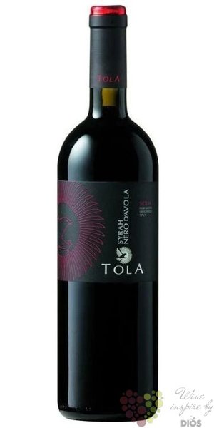 Sicilia Nero dAvola &amp; Syrah Igt 2016 cantina Tola  0.75 l