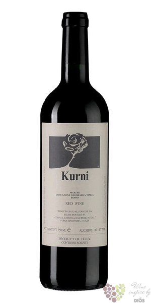 Marche rosso  Kurni  Igt 2016 cantine Oasi degli Angeli  0.75 l