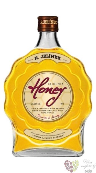 Bohemia honey brandy liqueur Rudolf Jelnek 35% vol.  0.70 l