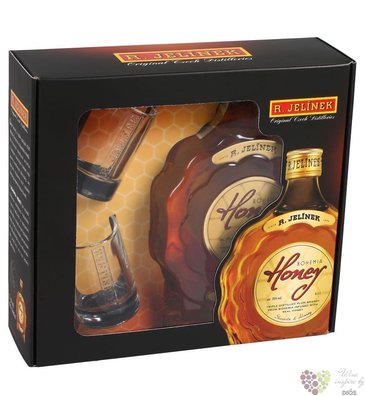Bohemia honey 2glass pack brandy liqueur Rudolf Jelnek 35% vol.    0.50 l
