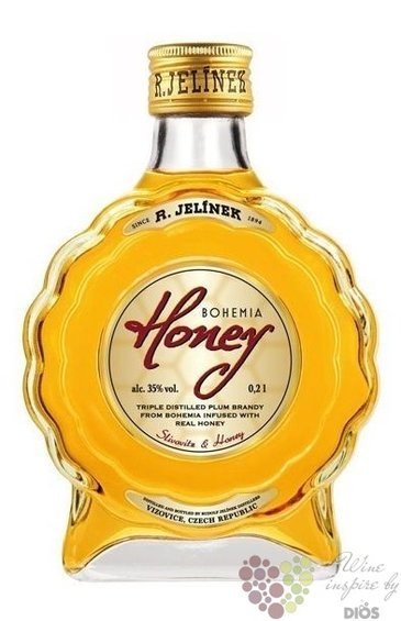 Bohemia honey brandy liqueur Rudolf Jelnek 35% vol.  0.20 l