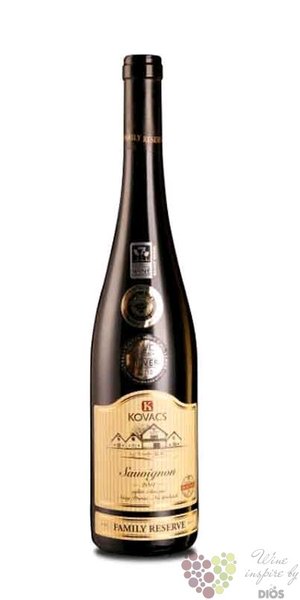 Sauvignon  Family reserve  2015 vbr z hrozn z vinastv Kovacs    0.75 l
