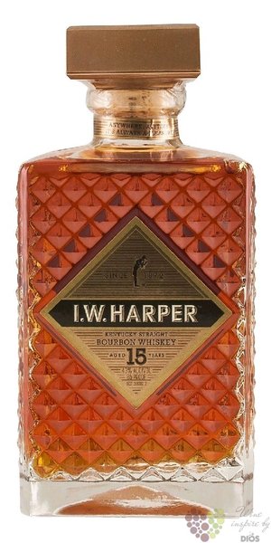 I.W.Harper 15 year old Kentucky Straight Bourbon whiskey 43% vol.  0.70 l