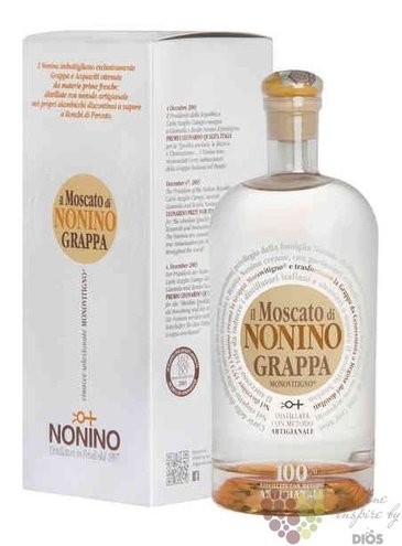 Grappa di Moscato  I vigneti monovitigno  Friuli distilleria Nonino 41% vol.0.70 l
