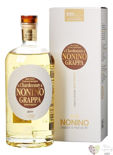 Grappa di Chardonnay barrique  I vigneti Monovitigno  Friuli by distilleria Nonino 41% vol. 0.70 l
