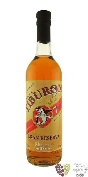 Tiburon  Gran reserva  aged 7 years rum of Aruba 40% vol.  0.70 l