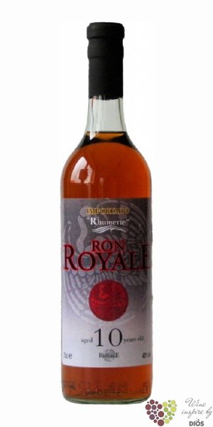 Royale 10 years old rum of Ecuador 40% vol.  0.70 l