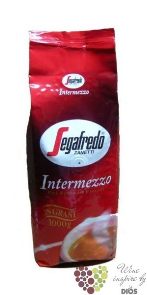 Segafredo  Intermezo  whole beans Italian coffee     1.00 kg