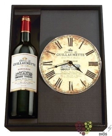 Drkov kolekce  Bordeaux time  francouzsk vno s nstnmi hodinami     1 x0.75 l