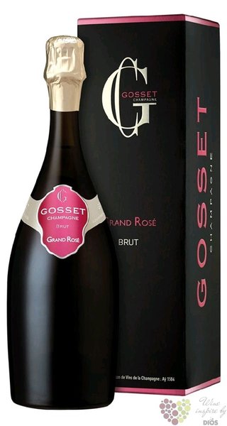 Gosset ros  Grande rserve  brut gift box Champagne Aoc  0.75 l