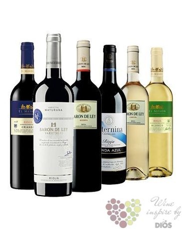 Kolekce vybranch panlskch vn z vinask oblasti Rioja    6 x 0.75 l