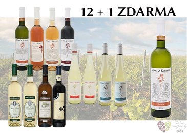 Víno z vinařství Patria Kobylí 12+1 lahev za jedinou korunu
