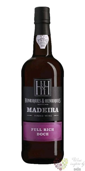Henriques &amp; Henriques  Full rich  aged 3 years vinho Madeira Do 19% vol.  0.75 l