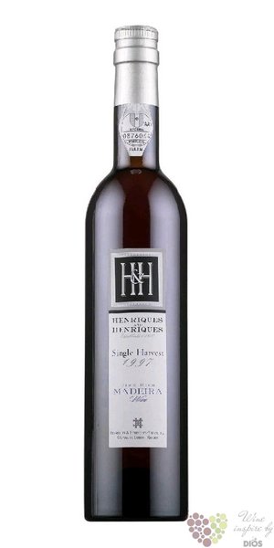 Henriques &amp; Henriques single harvest 1997 vintage Madeira Do 19%vol.  0.50 l