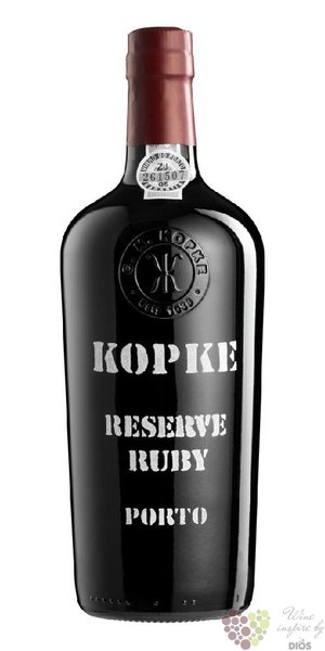Kopke  Special reserve Ruby  aged Porto Doc 20% vol.  0.75 l