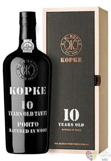 Kopke 10 years old wood aged Tawny Porto Doc 20% vol.  0.75 l