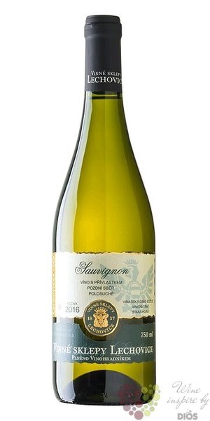 Sauvignon blanc 2007 výběr z hroznů Vinné sklepy Lechovice 0.75 l