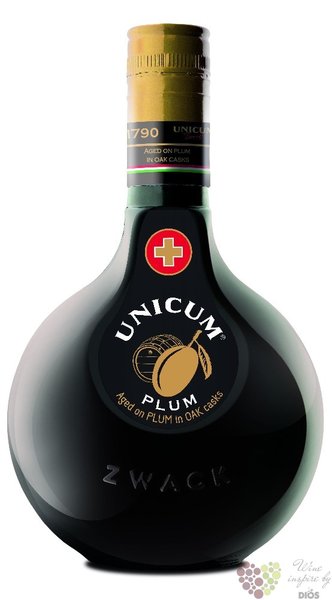 Unicum  Szilva  plum liqueur by Zwack 35% vol.   0.50 l