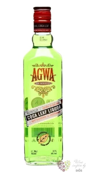 Agwa de Bolivia Dutch coca leaf liqueur 30% vol.  0.70 l